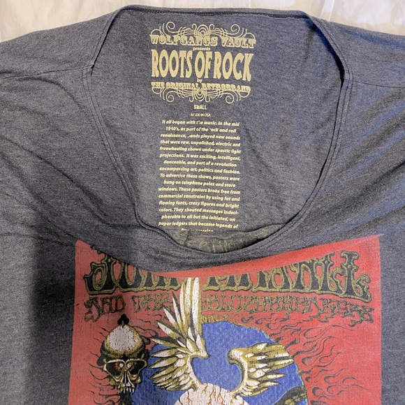 Roots of rock Jimi Hendrix John Hayall band tee women’s size small - Picture 2 of 3